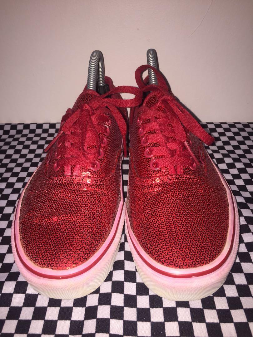VANS RED AUTHENTIC (Category: Sneakers) located in Cauayan City . Submitted by unojshop (Listing ID 1147273824, Image 2). Description: VANS RED AUTHENTIC SIZE 7.5 US SOLE EXCELLENT WITH SOLE SEP AND BLEED 850 PLUS SF.