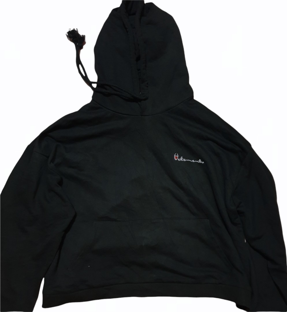 Vetements champion cheap reversible hoodie