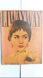 Vintage Liwayway with Rita Gomez Cover - November 25, 1957