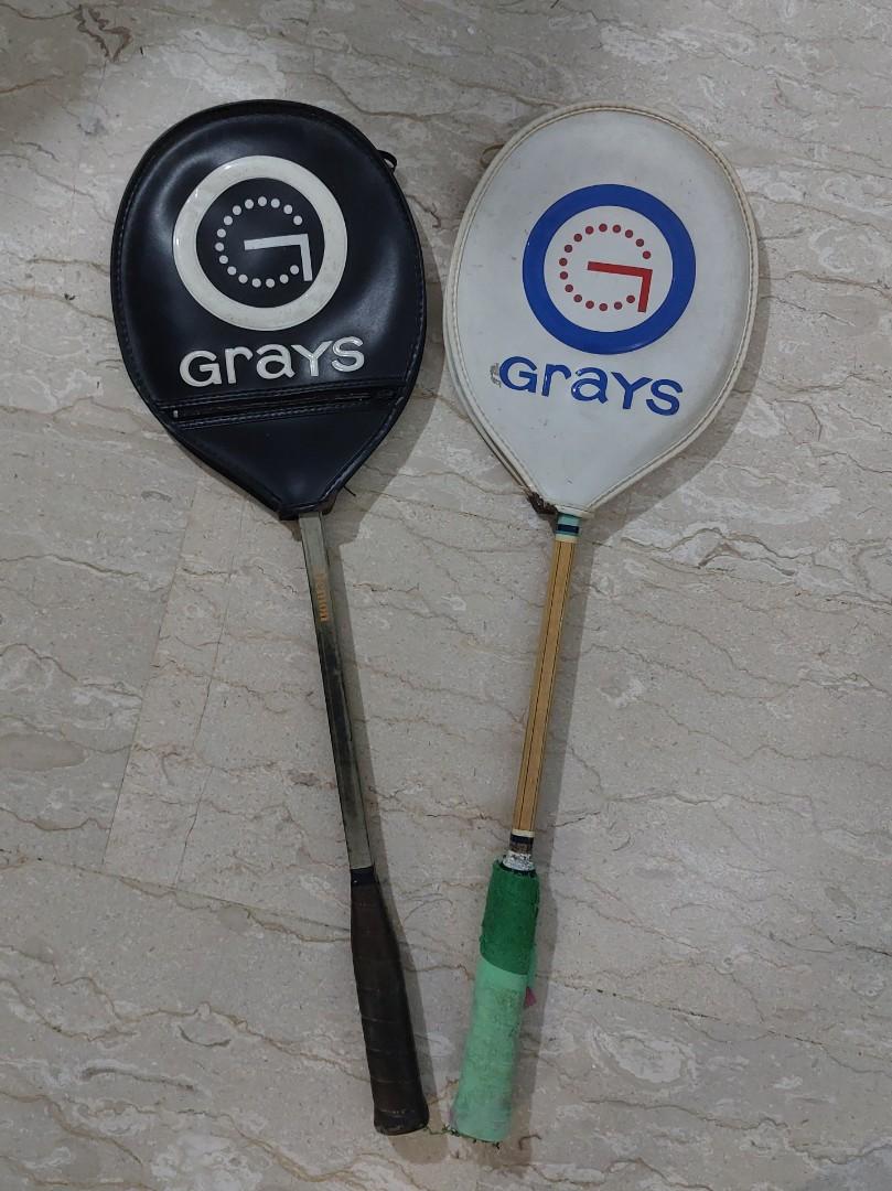 Vintage Squash Rackets (Slazenger, Grays), Sports Equipment, Sports