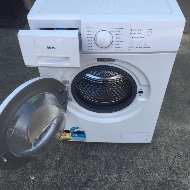 Washing Machine SEIKI Front Load 6KG, TV & Home Appliances, Washing