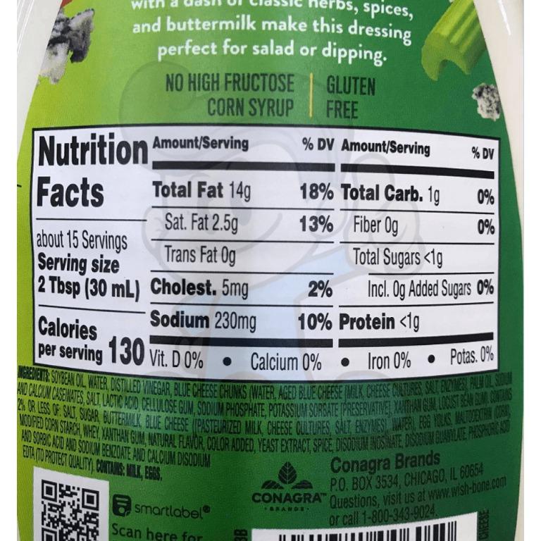 WishBone Chunky Blue Cheese Dressing (2 x 15fl. oz.), Food & Drinks, Other Food & Drinks on