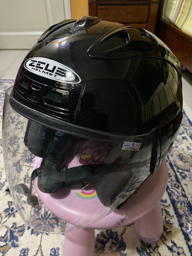 Zeus open face helmet hot sale