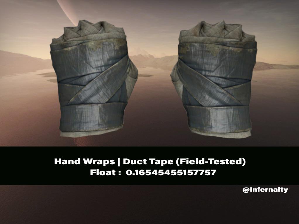 (0.16FV) Hand Wraps Duct Tape FT CSGO SKINS KNIVES, Video Gaming
