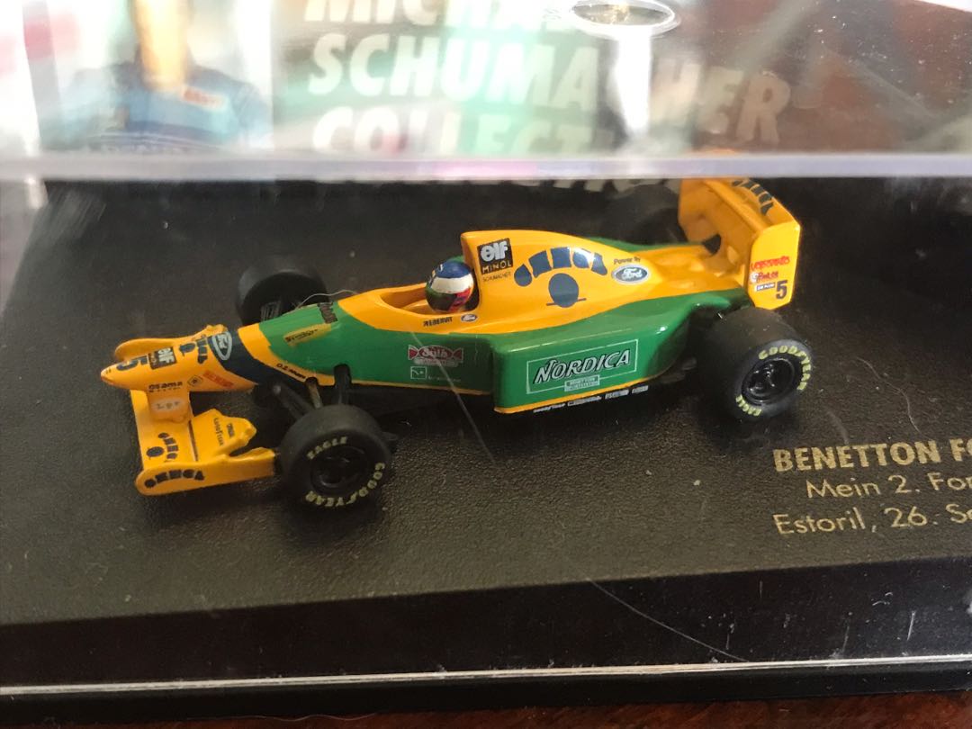 Lot De 3 Voitures De F1 1:43 - Benetton, Brabham, Toleman - Occasion Collection