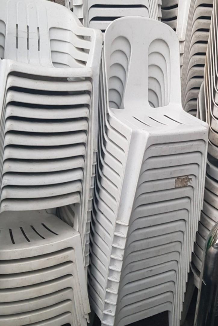 2nd Hand Monoblock Chairs, Furniture & Home Living, Furniture, Chairs