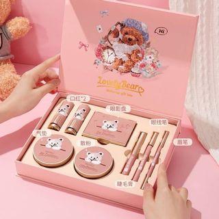 泰迪小熊彩妝禮盒8件套