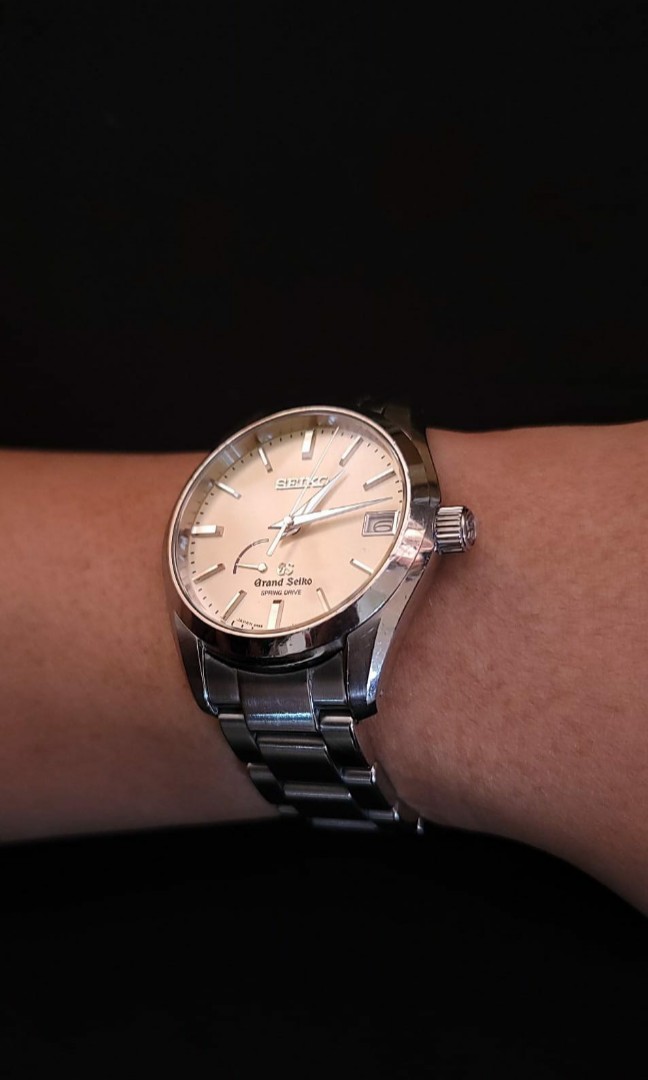 Grand Seiko Spring Drive SBGA083 雙Logos😍 連盒🎁 連instruction書
