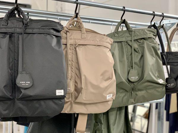 PORTER×HYKE HELMET BAG LARGE olive