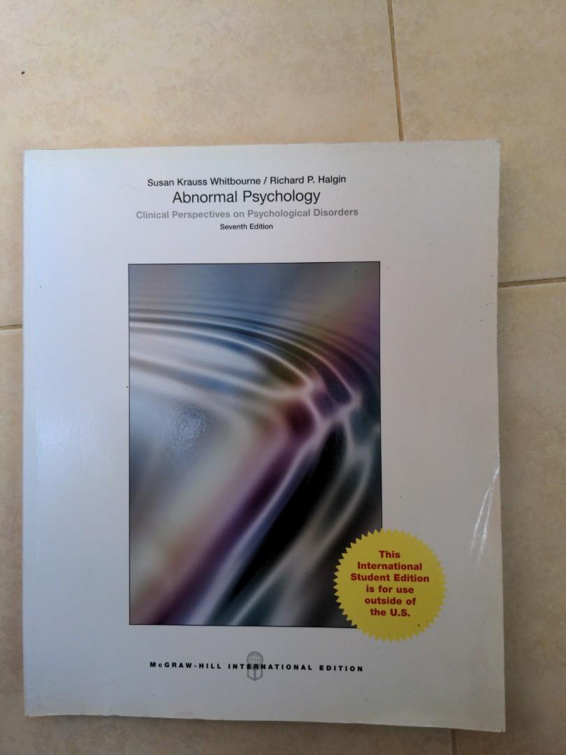 Abnormal psychology: Clinical perspectives on Psychological Disorders ...
