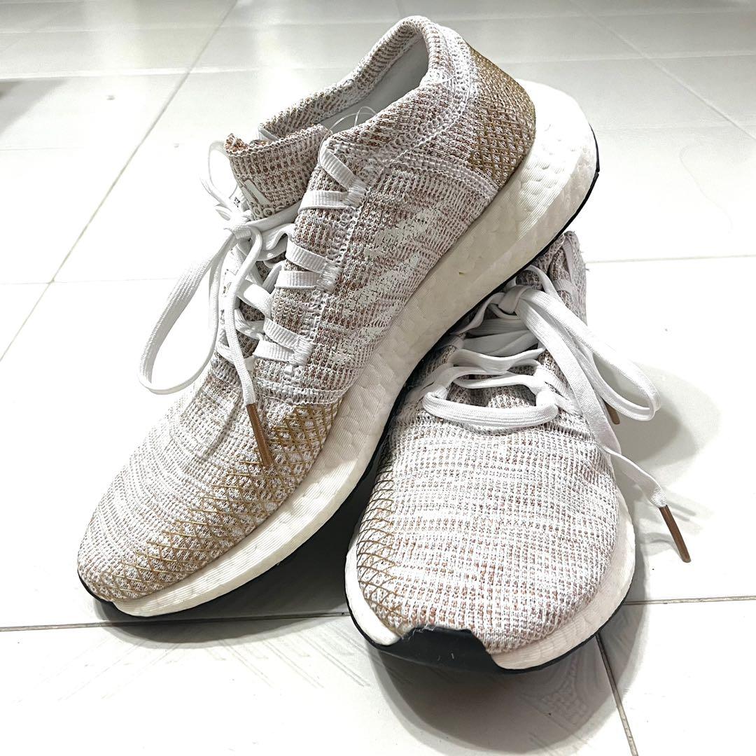 Adidas pure boost top go cloud white
