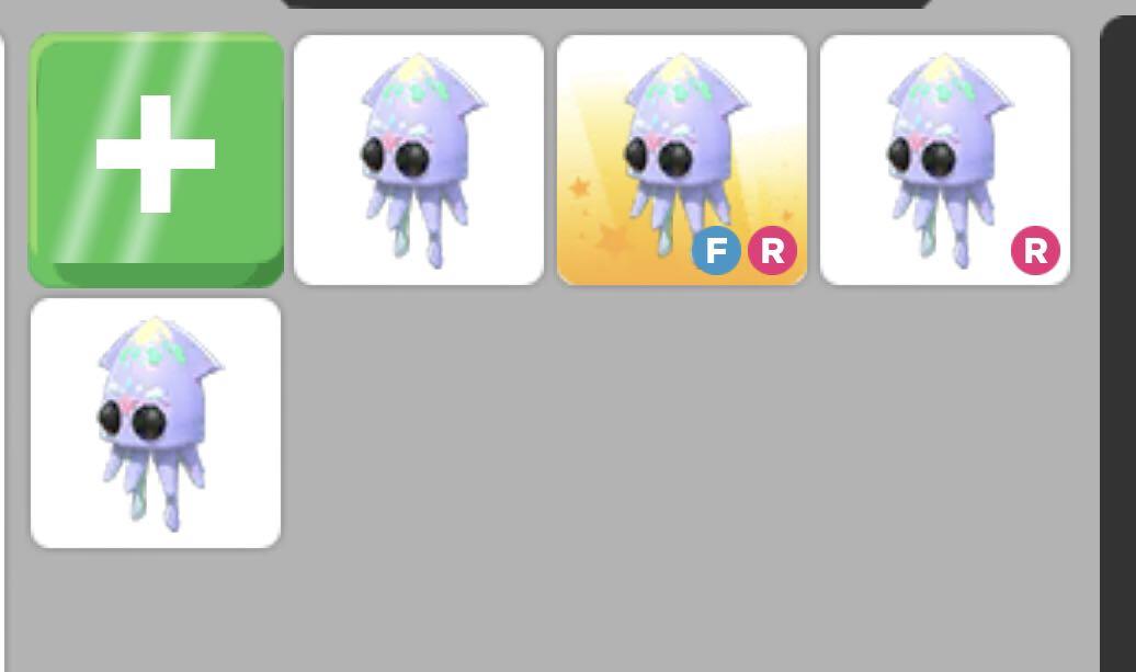 Adopt me pets 4x squids, Video Gaming, Gaming Accessories, InGame