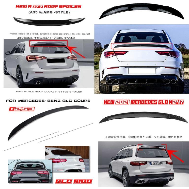 Aero Dynamic Spoiler for Mercedes GLB/GLA/A-Sedan /A Hatch/ GLC Suv/GLC ...