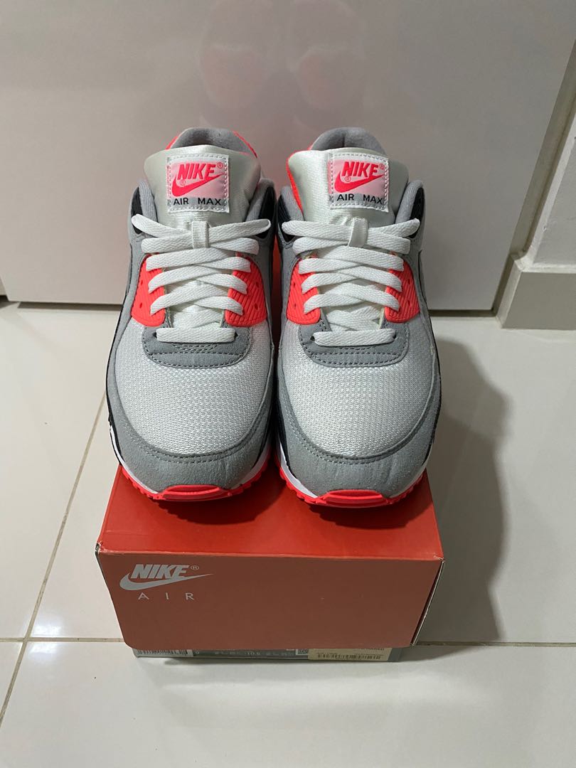Nike Air Max 90 Infrared OG, Men's Fashion, Footwear, Sneakers on Carousell