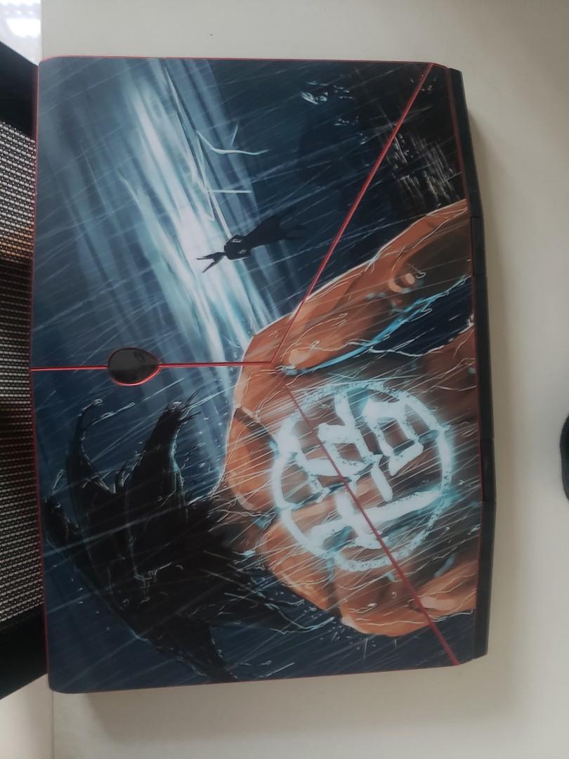 Rtx2060 Alienware m15 r1 nebula red (Category: Laptops & Notebooks) located in Manila. Submitted by andytheultimateseller (Listing ID 1147466098, Image 3). Description: original price 100k+ i7 1tb 16gb ram 144hz screen RTX 2060 256gb ssd not negotiable not refundable no warranty rfs:need money for tuition fee. with dragon ball protective cover on.