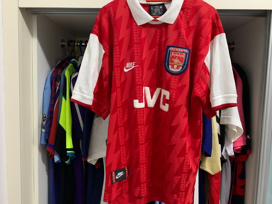 arsenal 95 96 home shirt