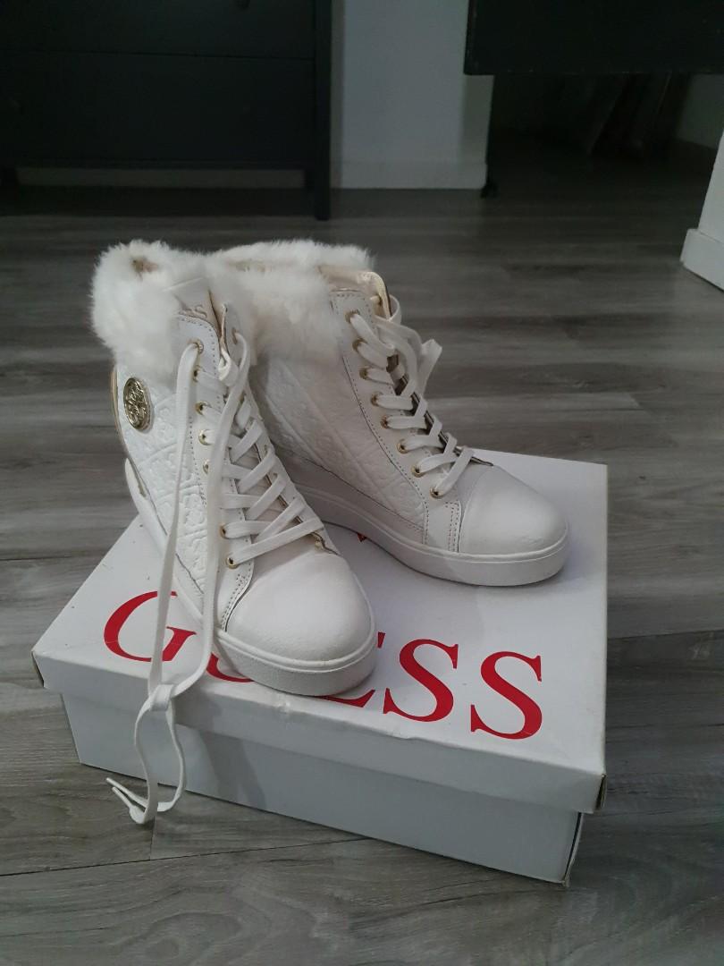 Guess boots gold shop