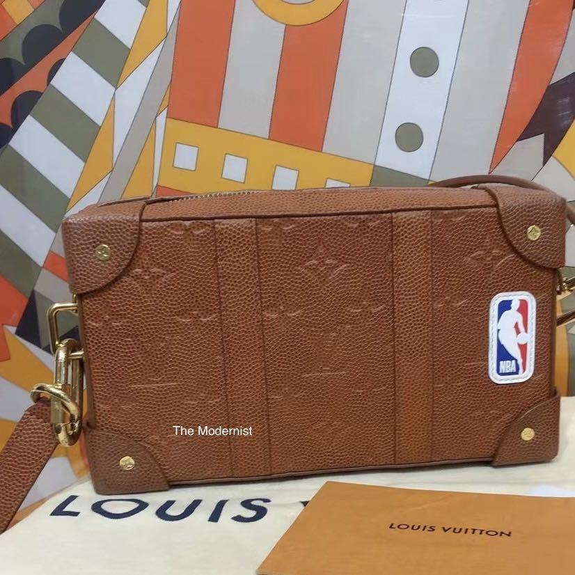 Louis Vuitton x NBA Soft Trunk Wallet 🏀💼 - Ball Grain Leather Brown Style  #M80549 ⛹🏻 - Located in Downtown Fullerton 📍