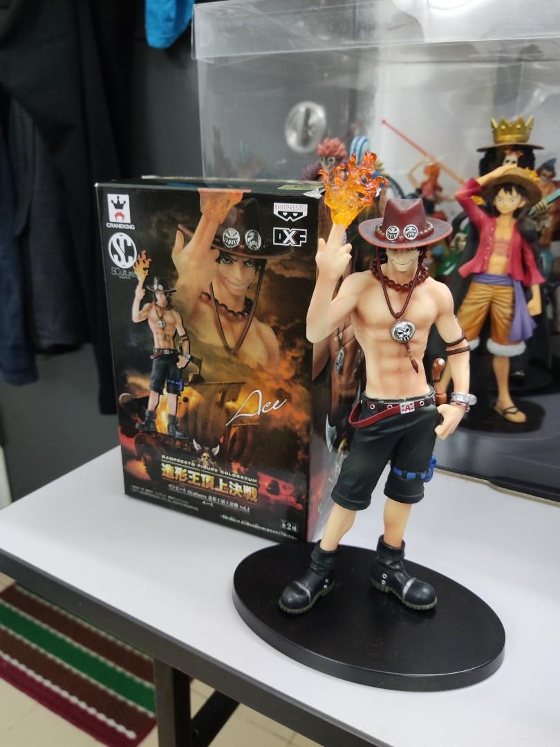 One Piece: Portgas D Ace Burning Color Ver SCultures Figure by Banpresto