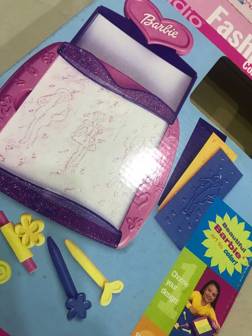 Barbie coloring kit, Hobbies & Toys, Collectibles & Memorabilia ...
