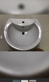 Basin sink cabinet home wall hung countertop drain stopper bathroom shower tap house toto toilet grohe tile kitchen plumber reno DIY repair rework home shower improvement handy bto resale