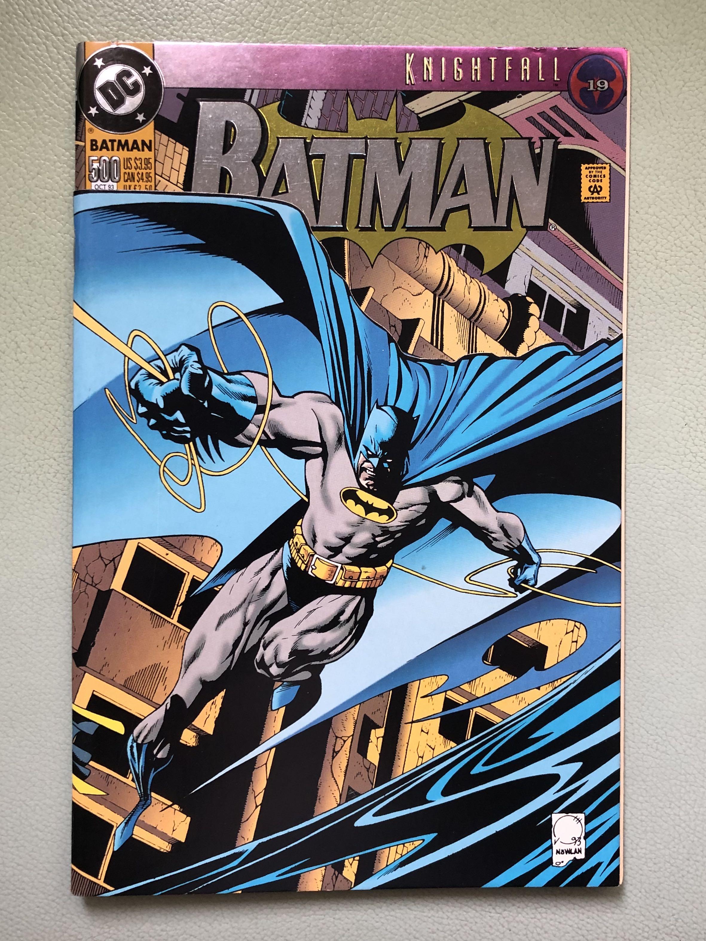 BATMAN #500, Jim Aparo,art, DC Comics, Hobbies & Toys, Books & Magazines,  Comics & Manga on Carousell