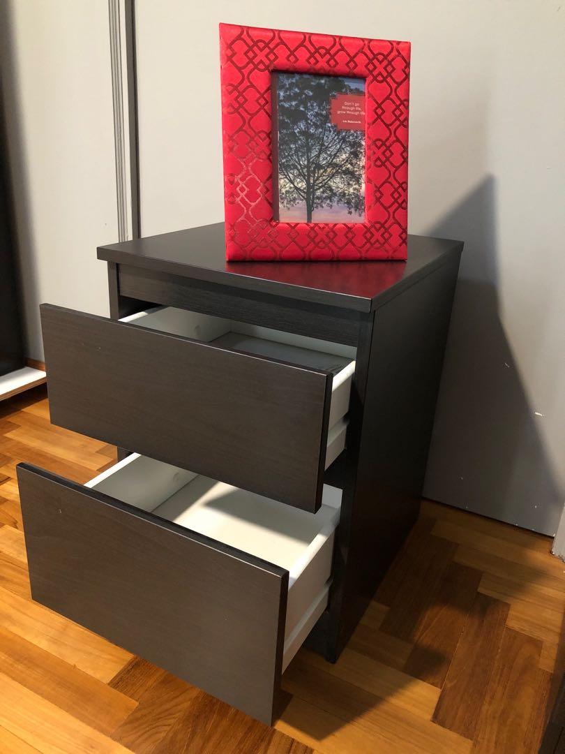 Beautiful side tables IKEA Malm, Furniture & Home Living, Furniture