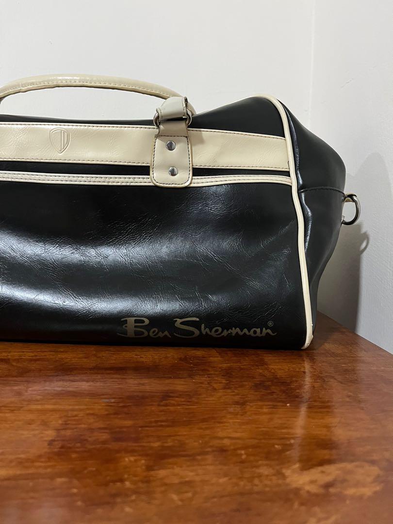 Leather overnight bag best sale $140 by ben sherman