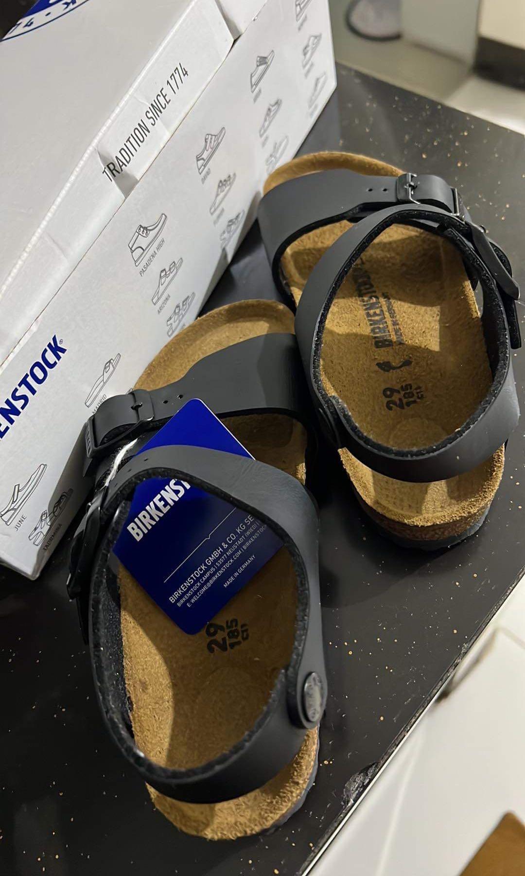 classic black birkenstocks