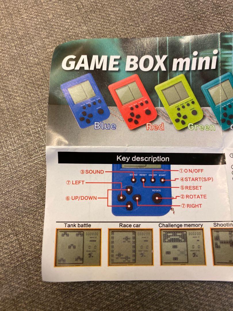 BN mini playable game boy keychain, Video Gaming, Video Game Consoles
