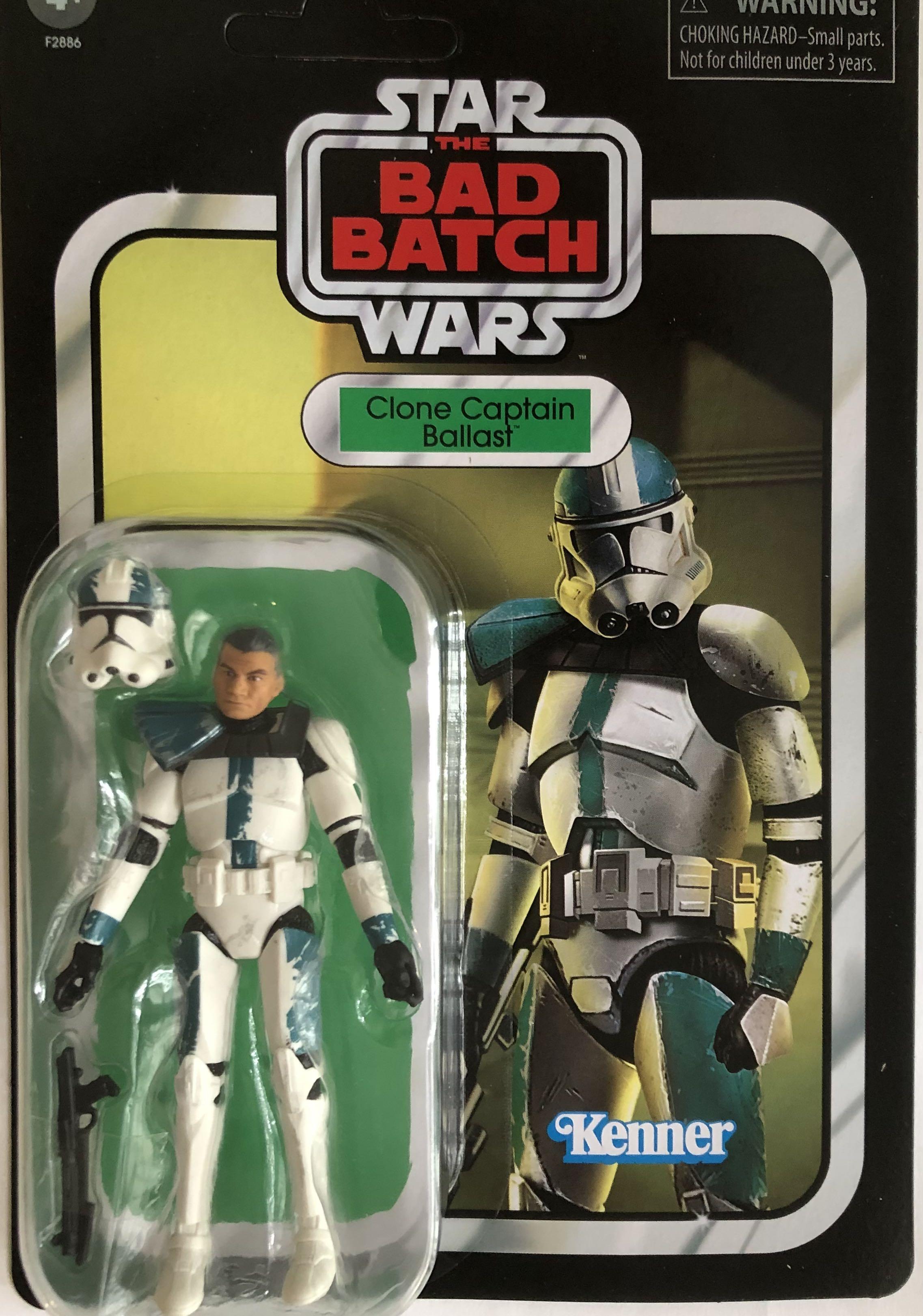 BNIB 3.75” Star Wars Bad Batch Clone 