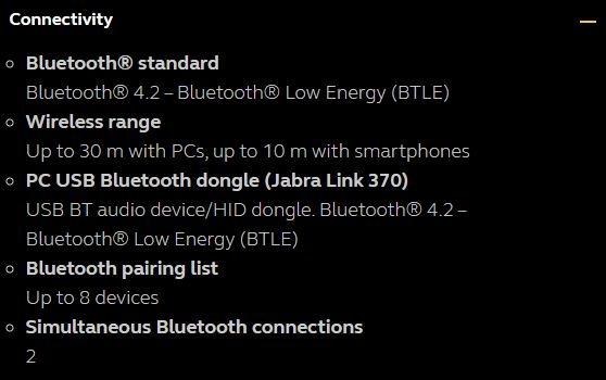 BNIP Jabra Evolve 75e Audio Headphones Headsets on Carousell