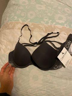BNWT Calvin Klein racer back grey bra