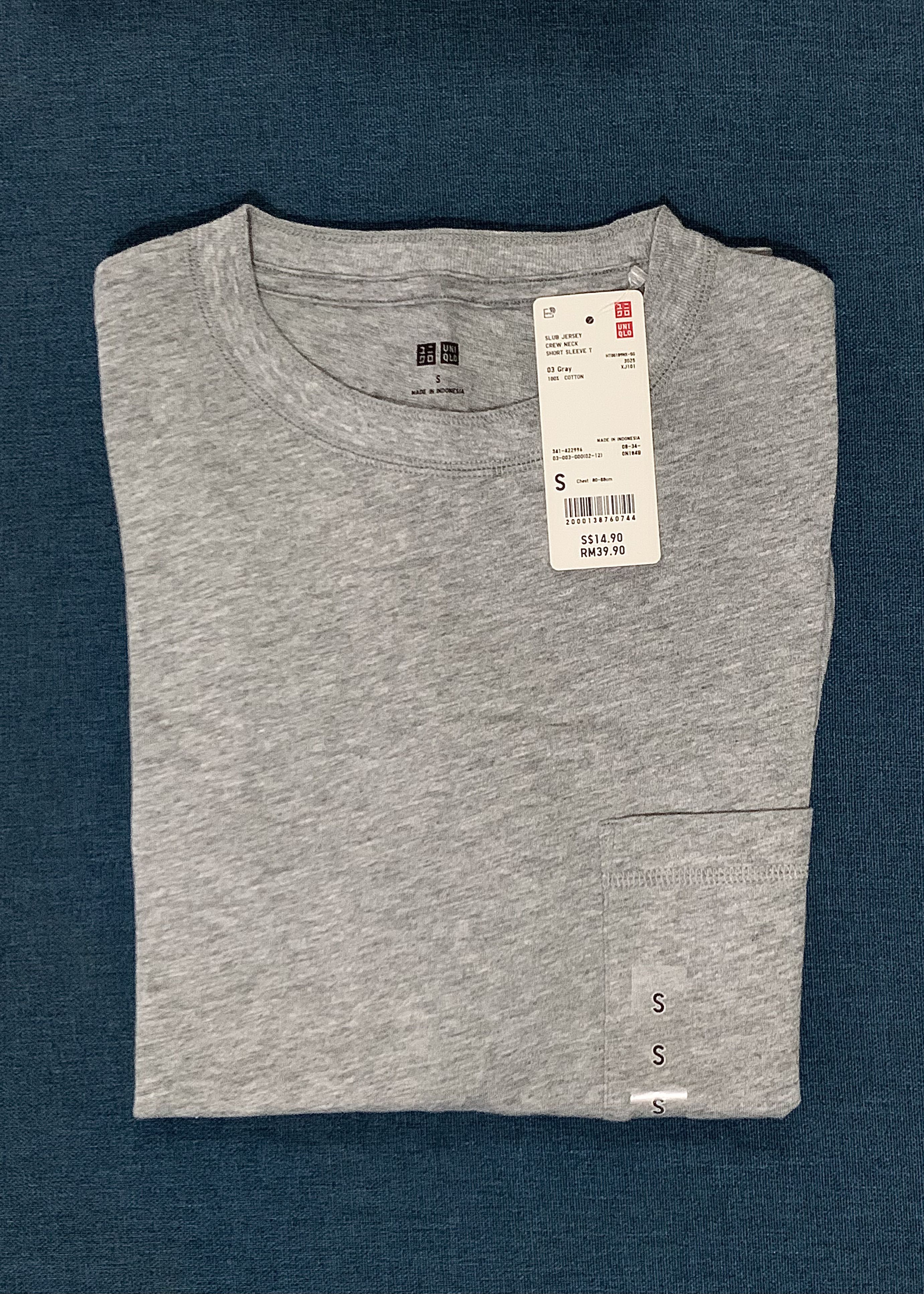 BNWT] UNIQLO Slub Jersey Crew Neck 