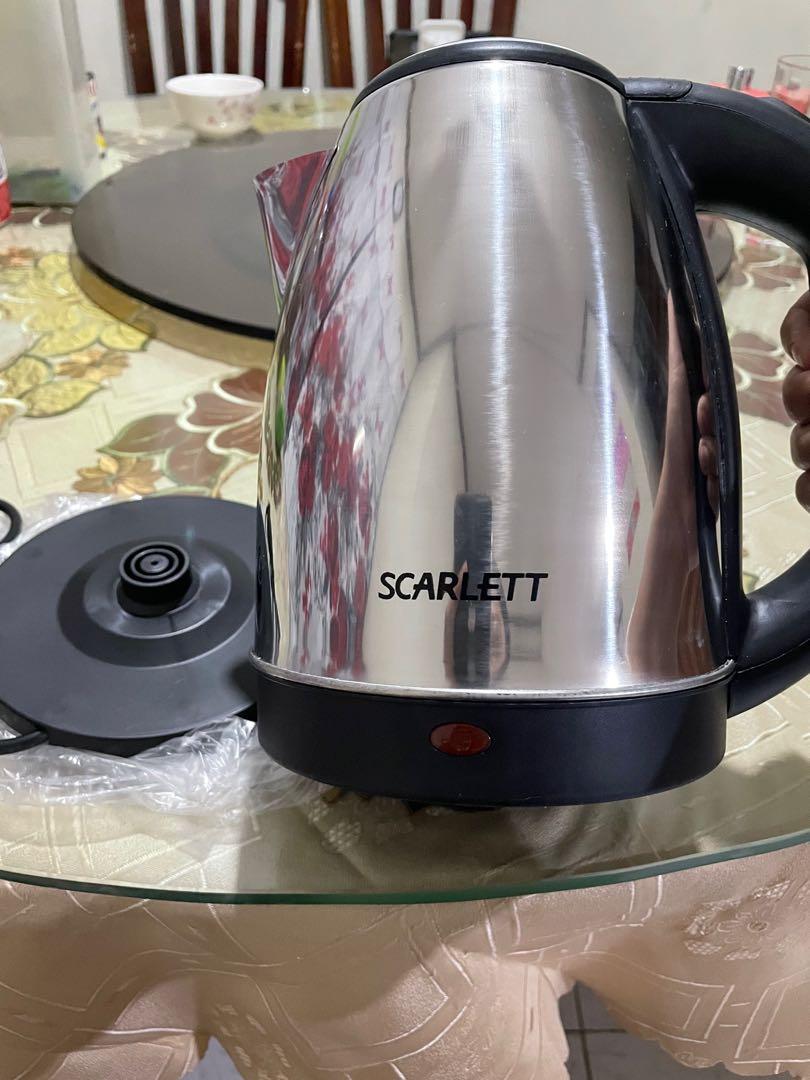 Brand New 2L Scarlett Stainless Electric Kettle, TV & Home Appliances