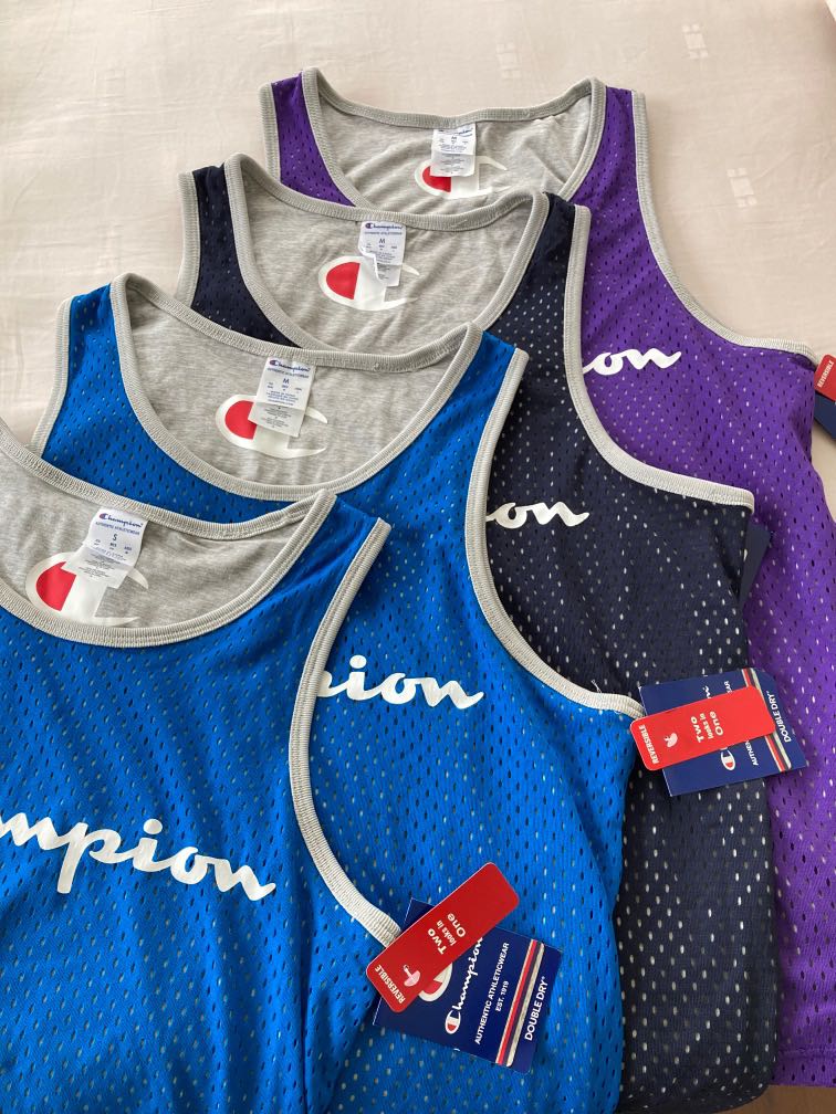 Champion reversible hot sale mesh tank top