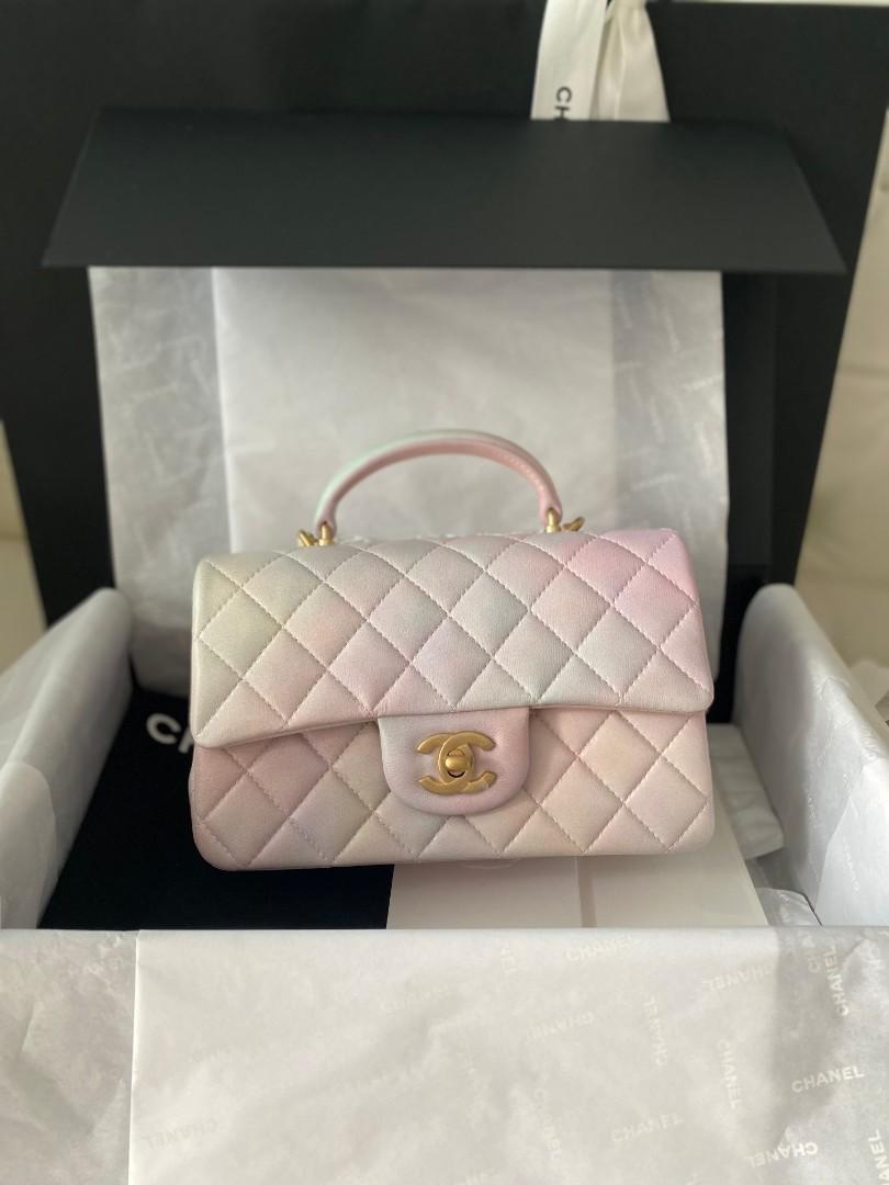 Brand New Chanel C22 Mini Flap Bag with top handle