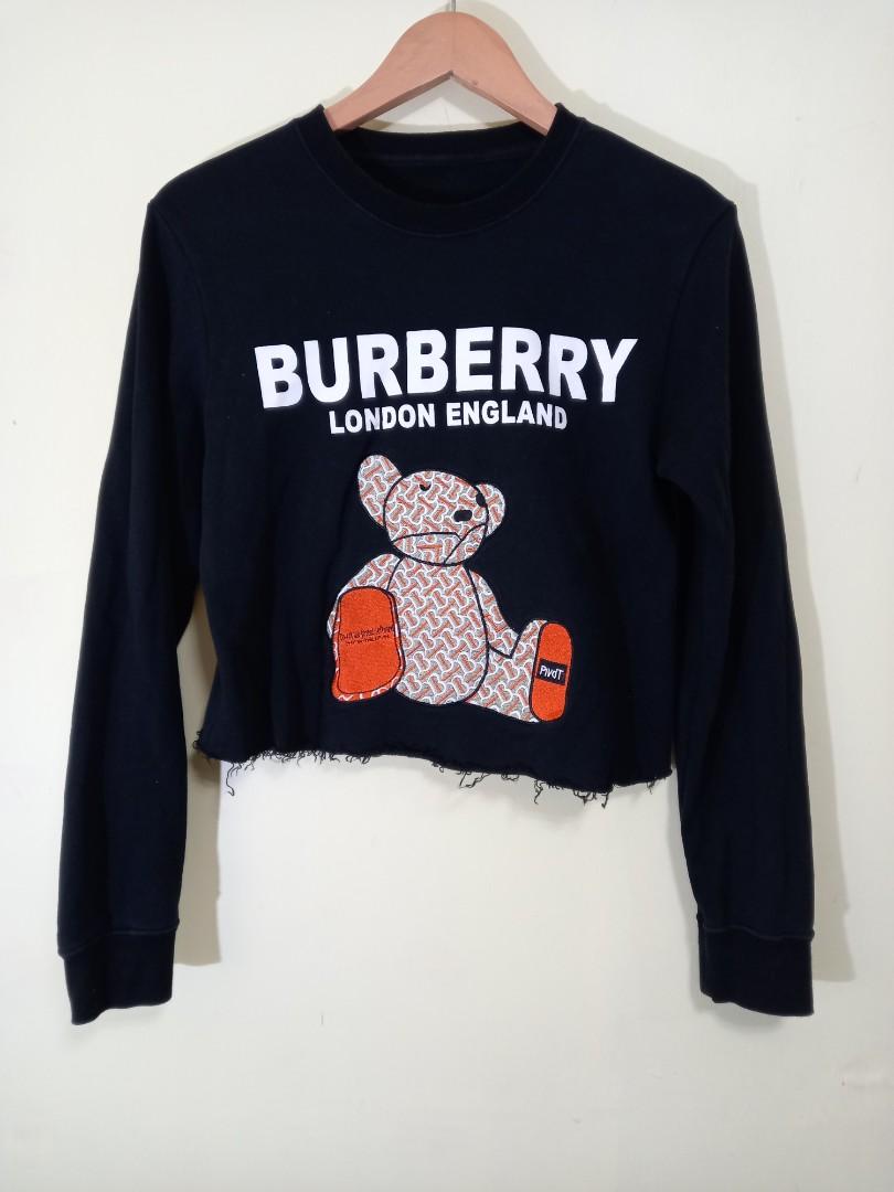 Burberry bear cropped, Women's Fashion, Coats, Jackets and Outerwear on  Carousell