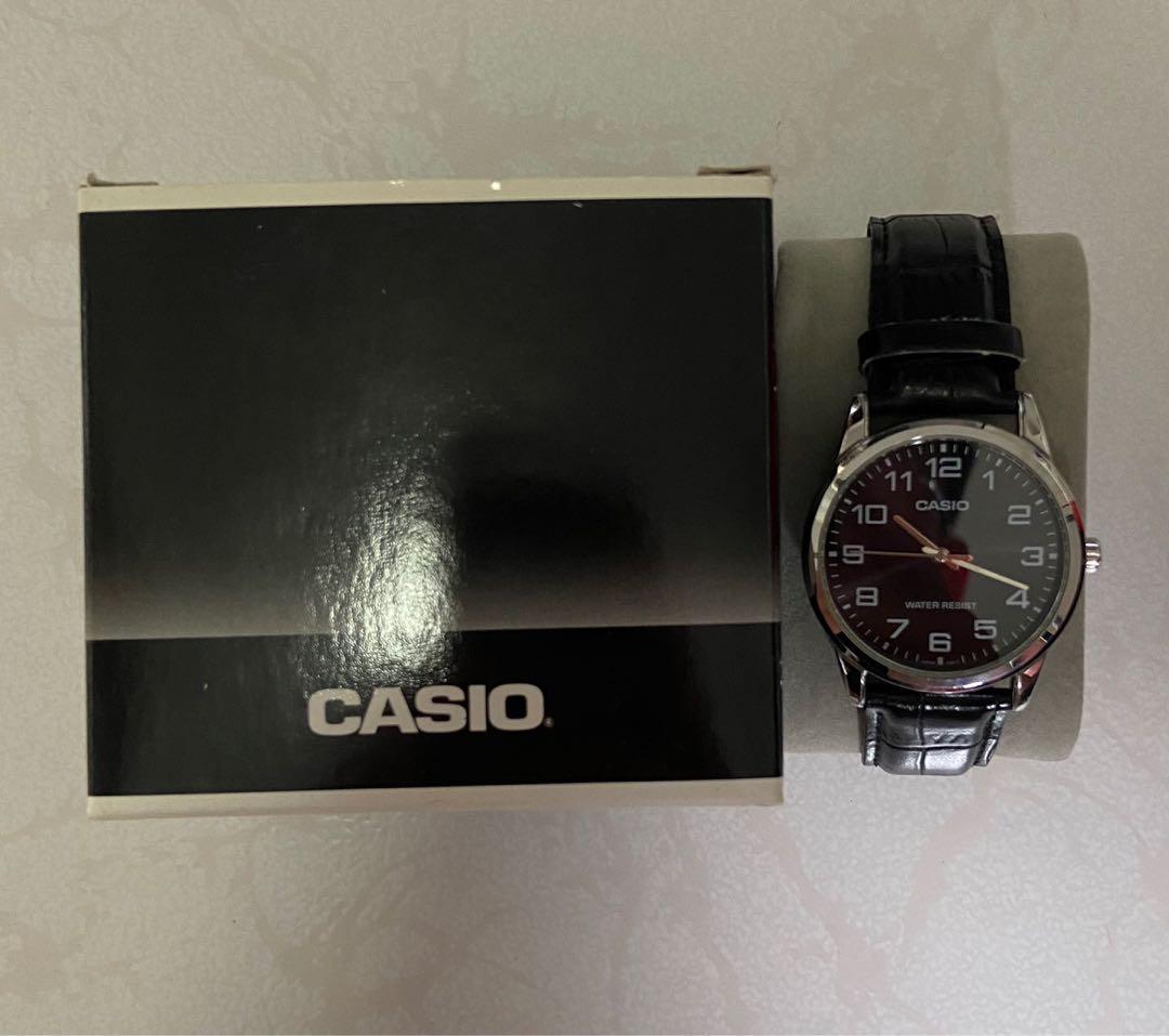 Casio Classic Analog Watch MTP-V001L-1B Black, Men's Fashion, Watches ...