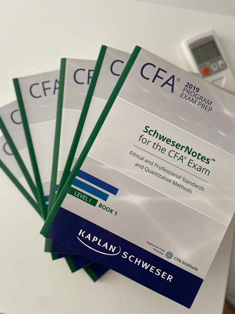 CFA SchweserNotes Level 1 2019, Hobbies & Toys, Books & Magazines ...