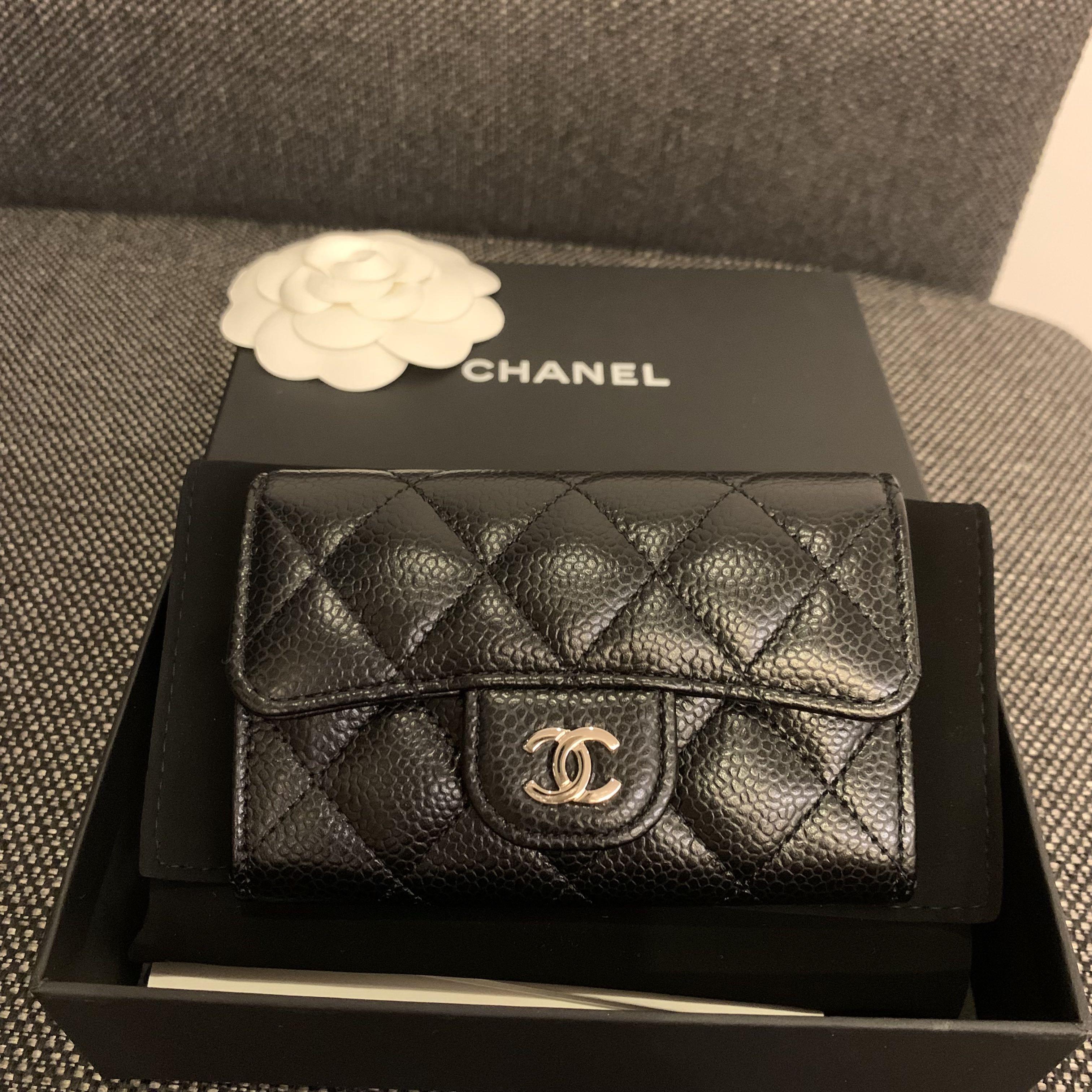 Chanel classic caviar Card Holder cardholder wallet in SHW, Luxury, Bags &  Wallets on Carousell