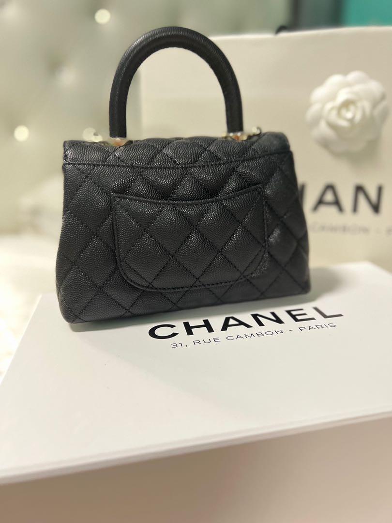 CHANEL COCO HANDLE SZ 28 cm RED CAVIAR GHW #24, Luxury, Bags & Wallets on  Carousell