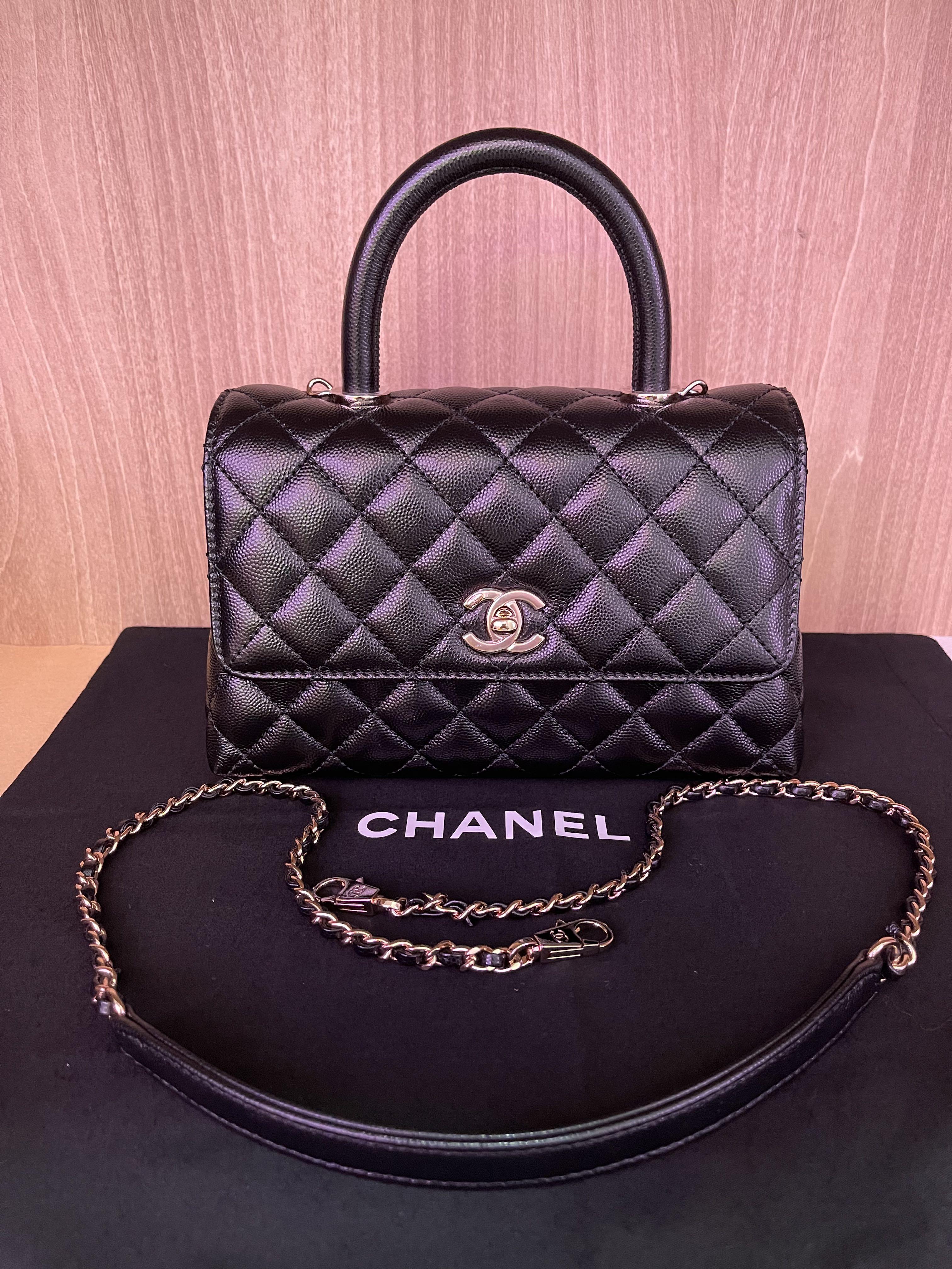 Chanel coco handle small bnib fullset, Luxury, Bags & Wallets on Carousell