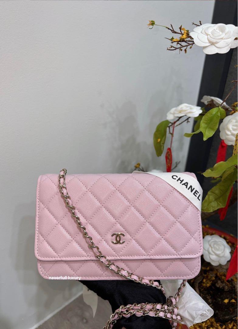 Chanel WOC Light Pink Caviar in GHW / Series 31, Luxury, Bags & Wallets on  Carousell