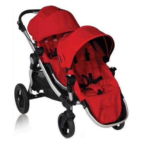 City select red double stroller new arrivals