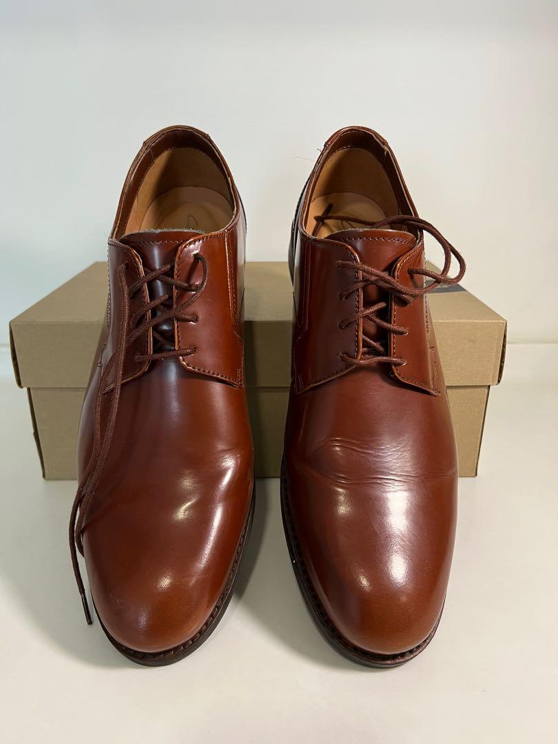 Clarks British Tan Leather Shoes