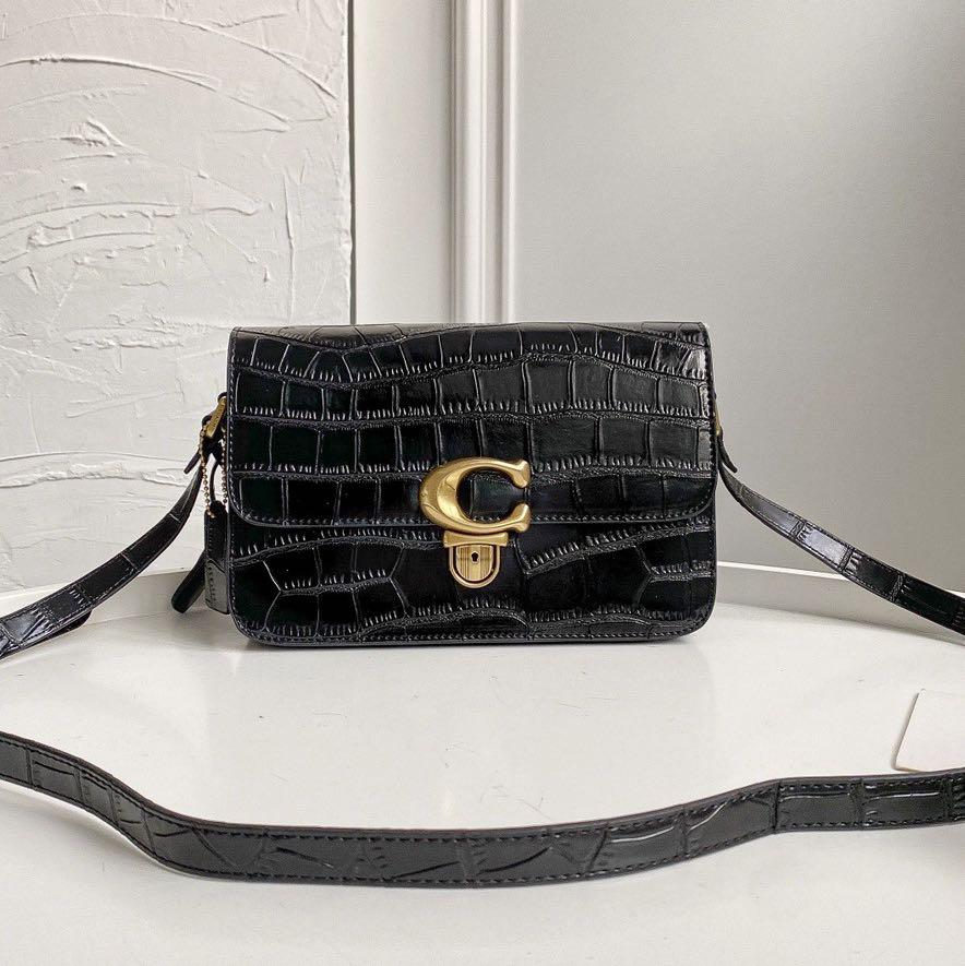 Coach croc sales crossbody