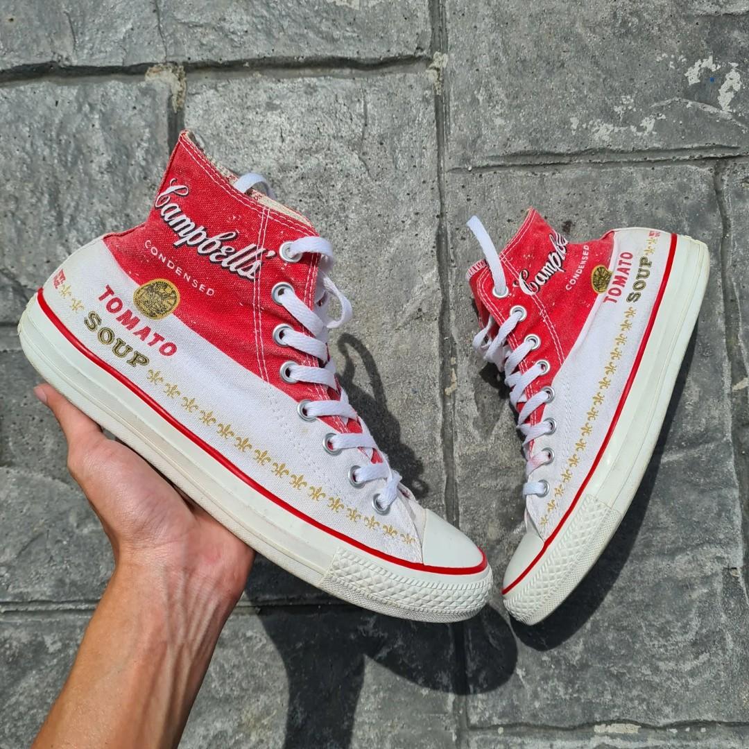 Converse x Campbell Soup, Men's Fashion, Footwear, Sneakers on Carousell