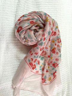 Cotton shawl floral design
