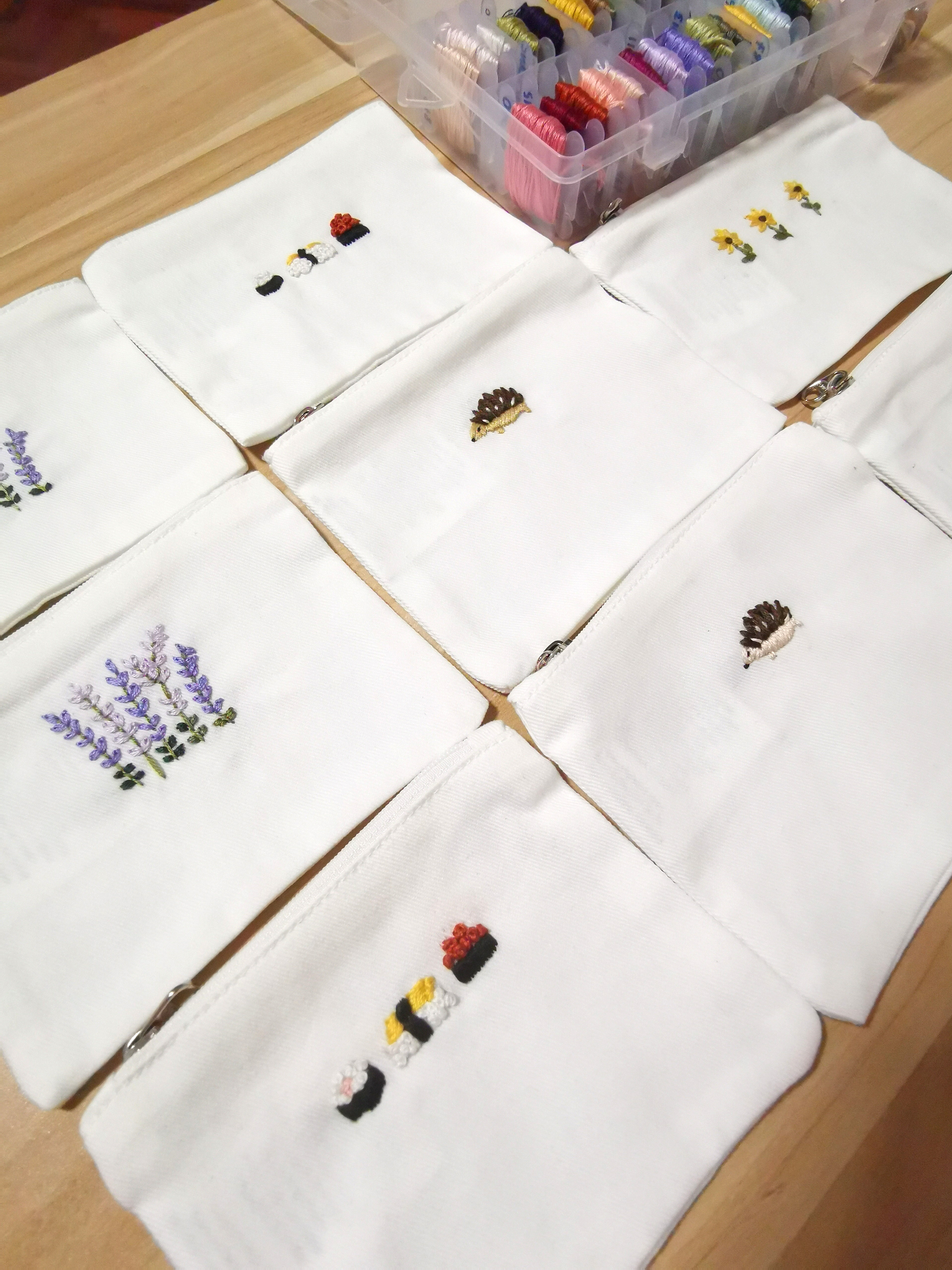 hand sewn pouch